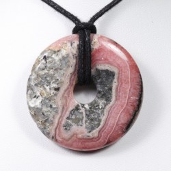 Pendentif Donuts - Rhodochrosite (4cm)