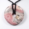 Pendentif Donuts - Rhodochrosite (4cm)