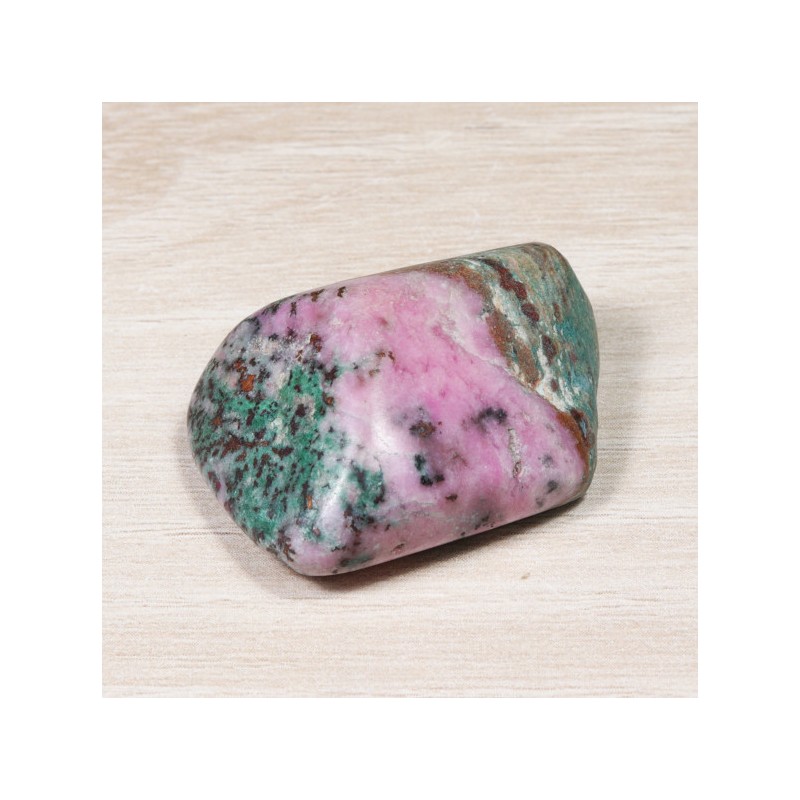 Pierre roulée - Cobaltocalcite avec Cuivre Natif