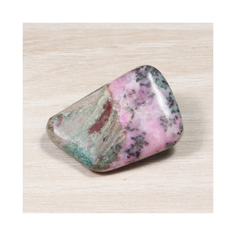 Pierre roulée - Cobaltocalcite avec Cuivre Natif