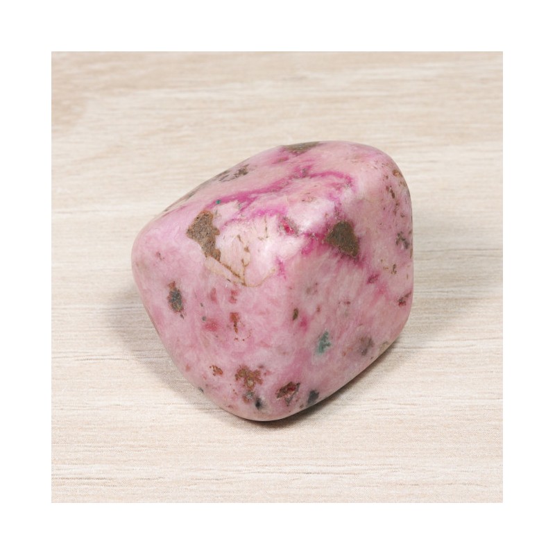 Pierre roulée - Cobaltocalcite avec Cuivre Natif