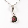 Pendentif Tourmaline Melon d'Eau - Argent 925