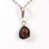 Pendentif Tourmaline Melon d'Eau - Argent 925