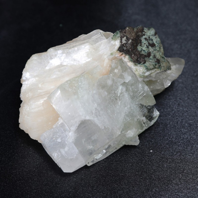 Apophyllite et Stilbite - Inde