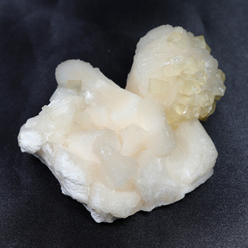 Calcite sur Apophyllite - Inde