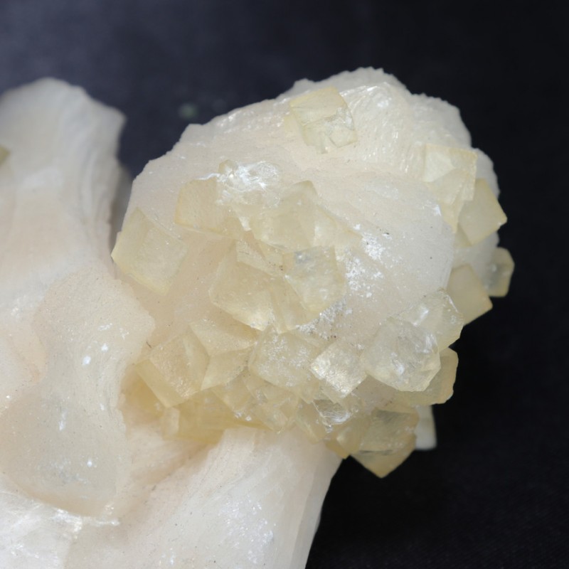 Calcite sur Apophyllite - Inde