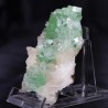 Apophyllite Disco Ball sur Stilbite - Inde