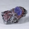 Saphir Bleu sur Biotite - Madagascar