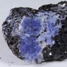 Saphir Bleu sur Biotite - Madagascar