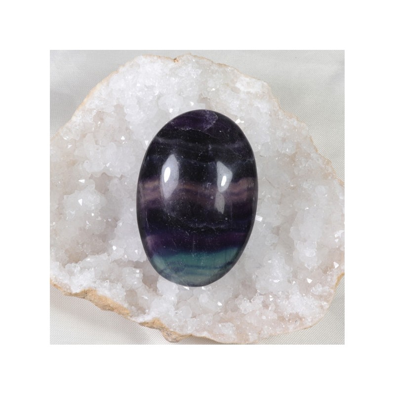 Grand galet Fluorite Arc-en-Ciel