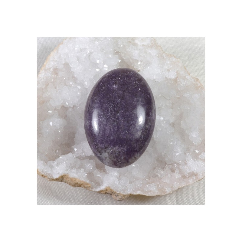 Grand galet Lépidolite