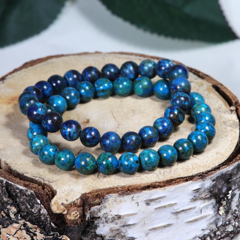 Bracelet Chrysocolle 7mm