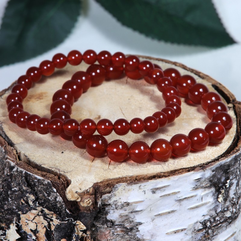 Bracelet Cornaline foncée