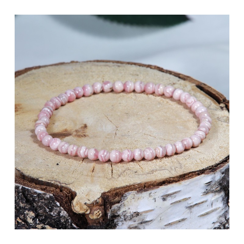 Bracelet Rhodochrosite 4mm