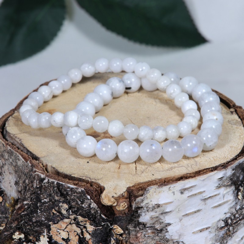 Bracelet Pierre de lune Blanche