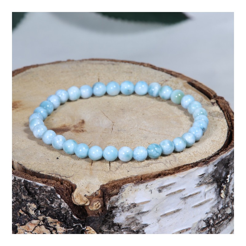Bracelet Larimar 6mm