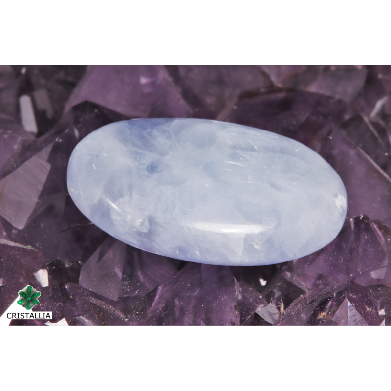 Galet Calcite bleue