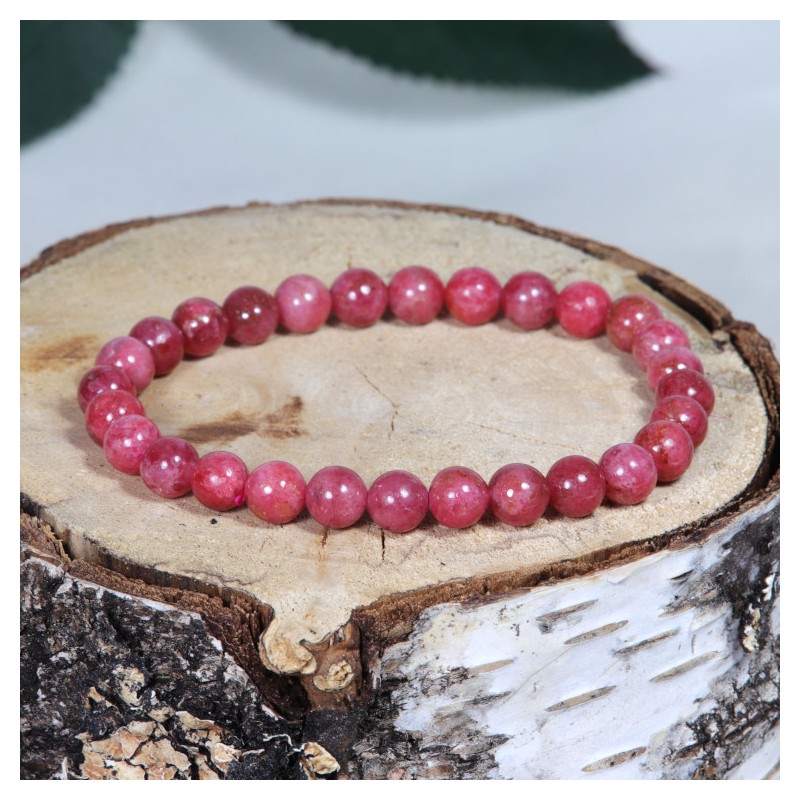 Bracelet Rhodonite Framboise
