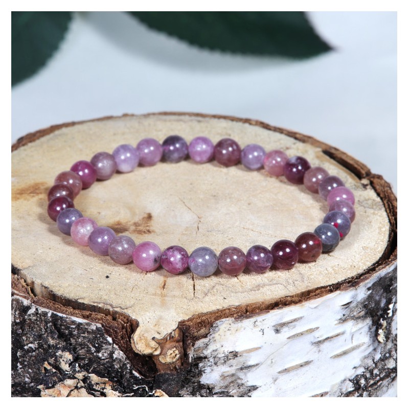 Bracelet Spinelle de Couleur (6,3mm)