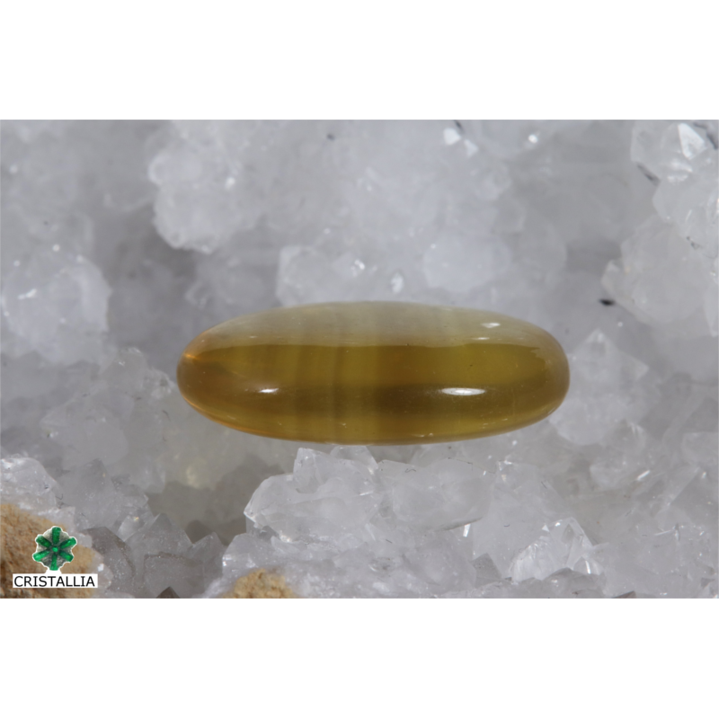 Galet Fluorite jaune 4 cm