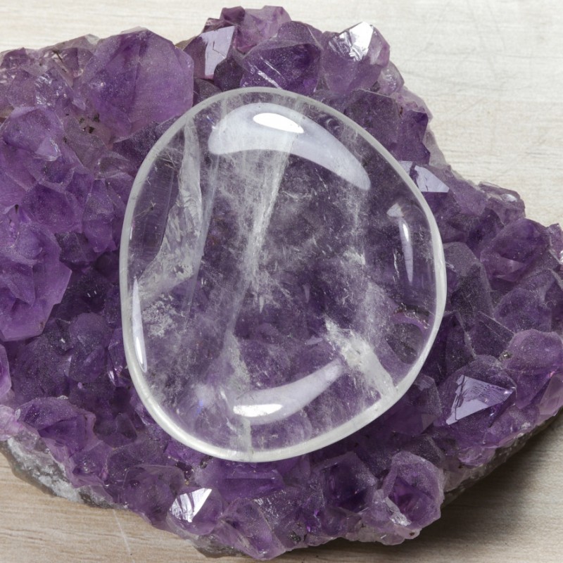 Galet Cristal de roche (Quartz blanc)