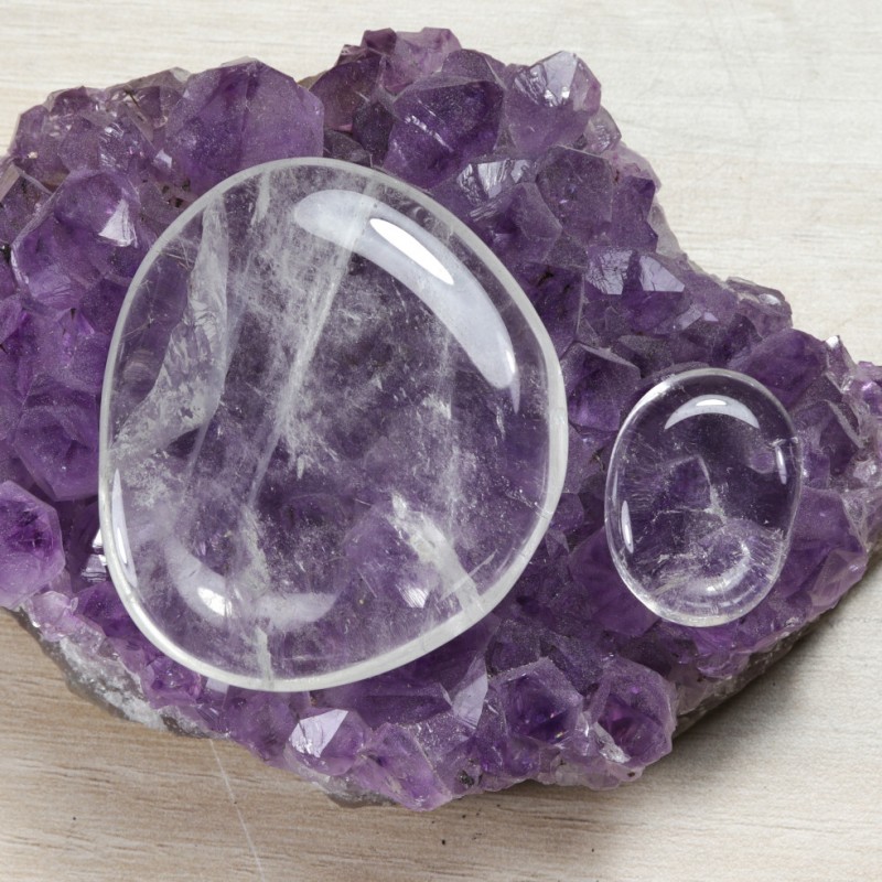 Galet Cristal de roche (Quartz blanc)