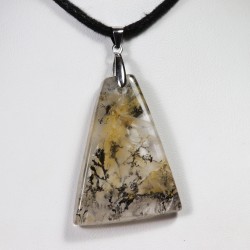 Pendentif Argent - Quartz dendritique