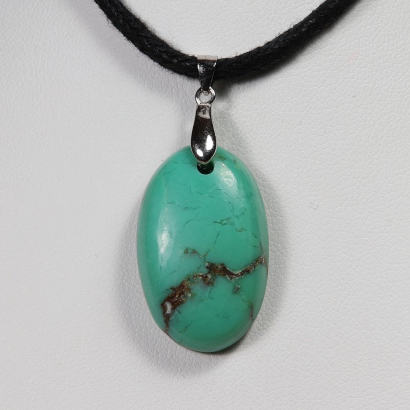 Pendentif Argent - Chrysoprase