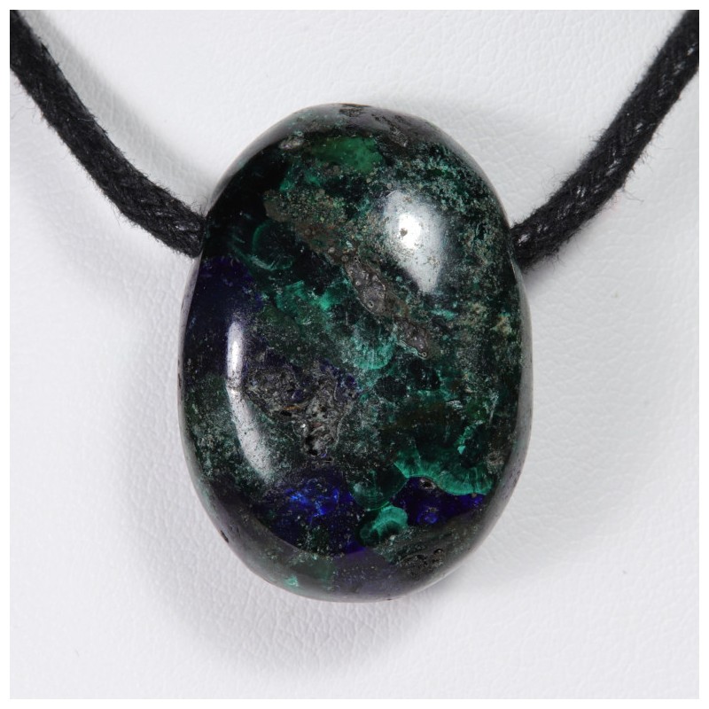 Pendentif  Azurite malachite