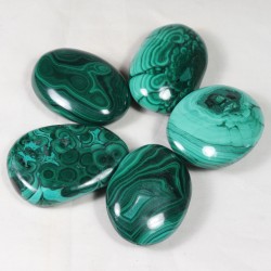 Grand galet Malachite