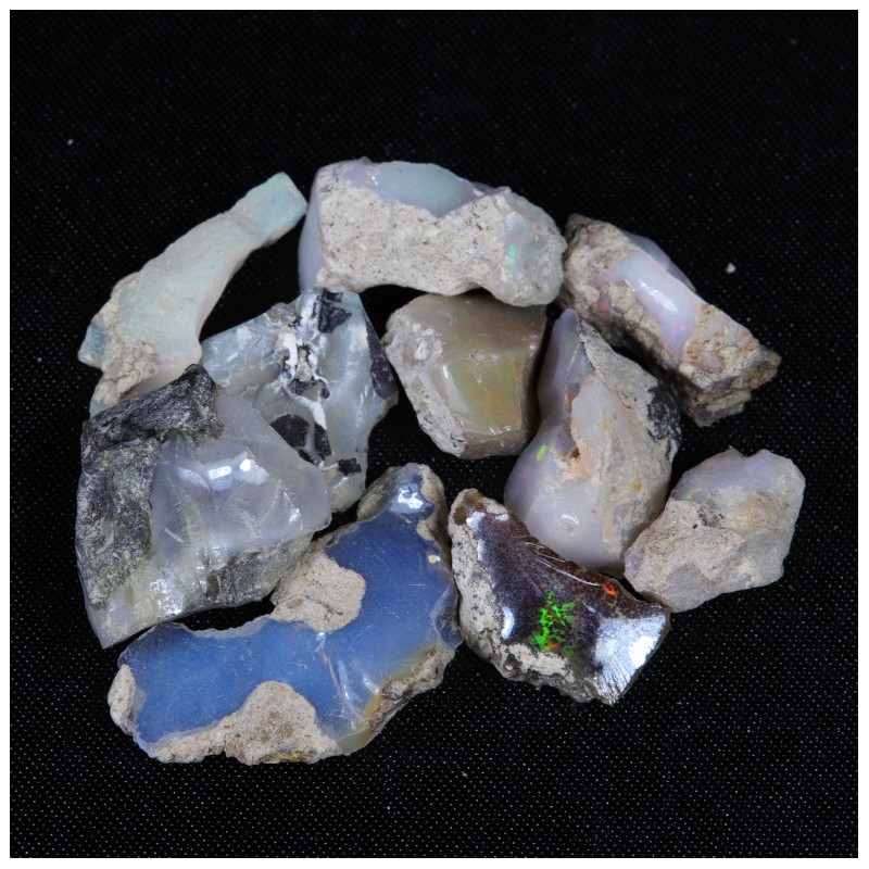 Lot Opale Noble brute - Wello, Ethiopie ( 10 gr )