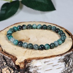 Bracelet Emeraude 6mm