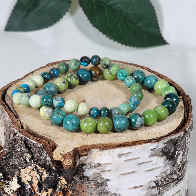 Bracelet - Douleurs (Chrysocolle et Chrysoprase)