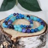 Bracelet - Stress et Peurs (Sodalite, Apatite et Amazonite)