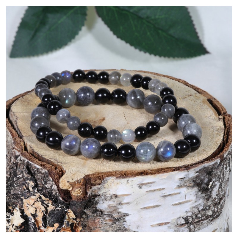 Bracelet - Hypersensibilité (Tourmaline et Labradorite)