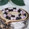 Bracelet - Protection très Puissante (Obsidienne Œil Céleste et Kunzite)