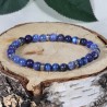 Bracelet Acier - Insomnie et Introspection (Cyanite et Sodalite)