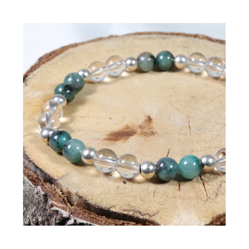 Bracelet Argent - Renforce le corp