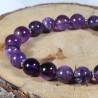 Bracelet Argent - Insomnies (Améthyste et Charoïte)