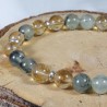 Bracelet Argent - Joie et énergie (Citrine et Prehnite)