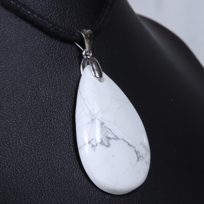 Pendentif Argent - Magnésite