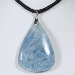 Pendentif Argent - Aigue Marine