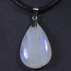 Pendentif Argent - Pierre de Lune