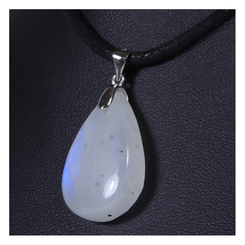 Pendentif Argent - Pierre de Lune