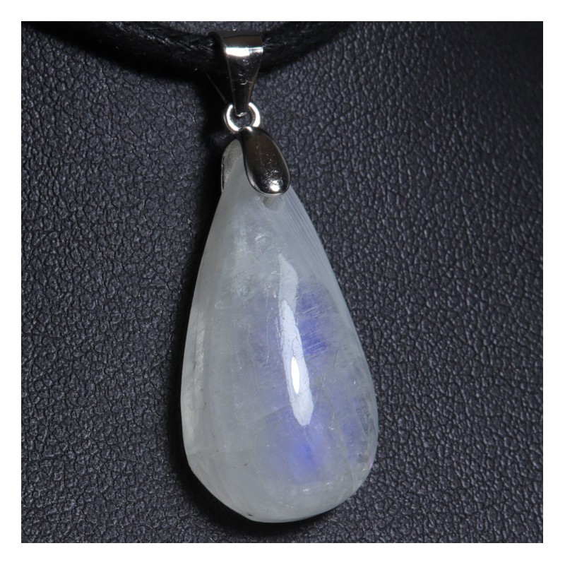 Pendentif Argent - Pierre de Lune