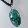 Pendentif Argent - Malachite