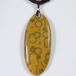 Pendentif Argent - Jaspe Orbiculaire