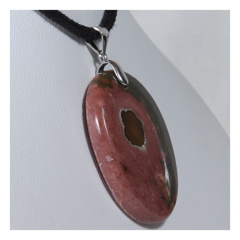 Pendentif Argent - Jaspe Orbiculaire
