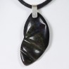 Pendentif Argent - Obsidienne Mentogochol