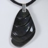 Pendentif Argent - Obsidienne Mentogochol